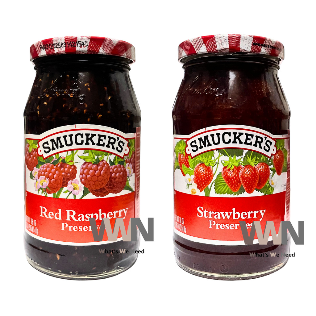 

Smuckers Smucker's Jam Selai Strawberry / Red Raspberry 510 gr