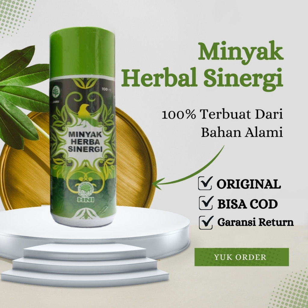 

MINYAK HERBA SINERGI (MHs) HNi I minyak gosok/urut Herbal