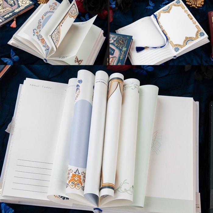 

HJK Buku Notebook Diary Butterfly The Ghotic Series / Buku Diary Jurnal agenda Buku tulis - 0791