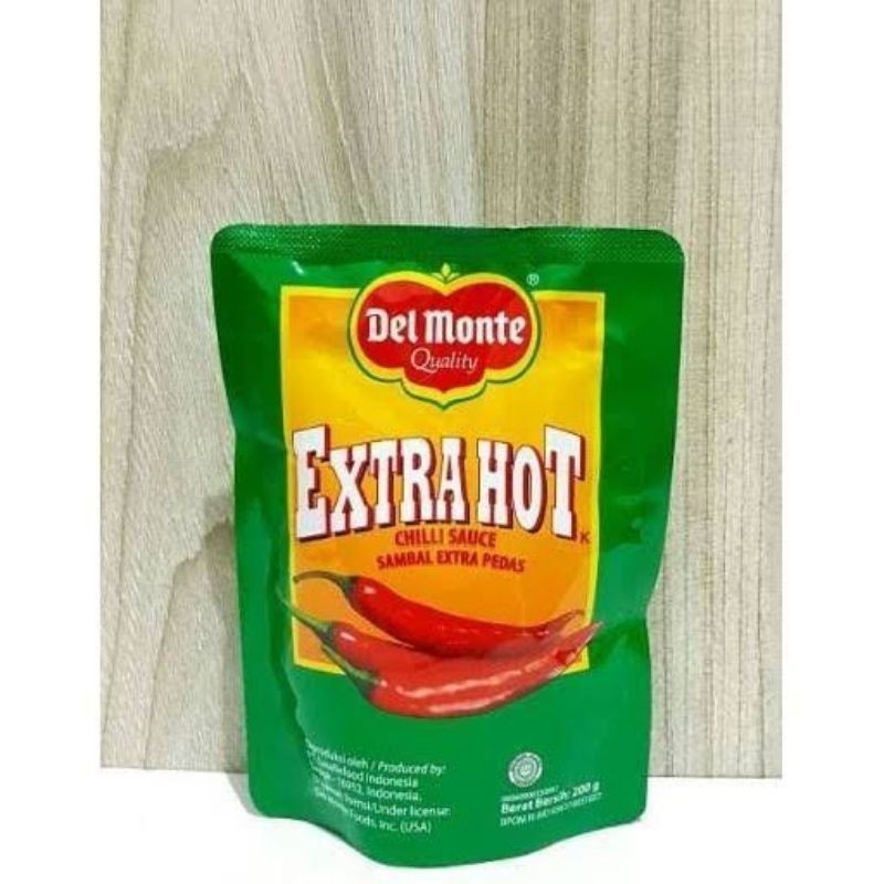 

Delmonte Extra Hot Kemasan 200 gr / Saus Sambal Extra Pedas