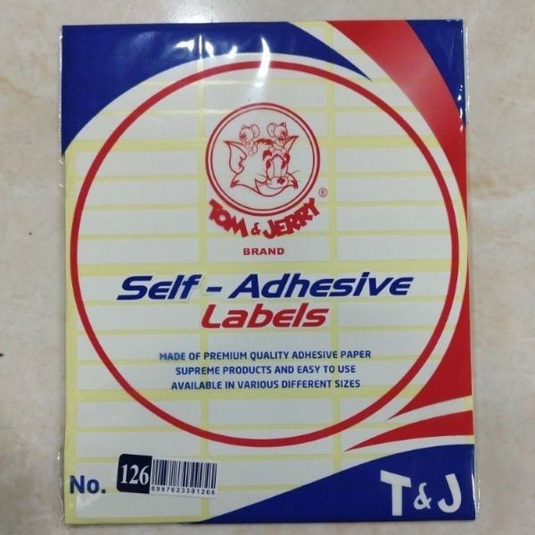 

Label Sticker Tom & Jerry No. 126 per pack isi 10 lembar