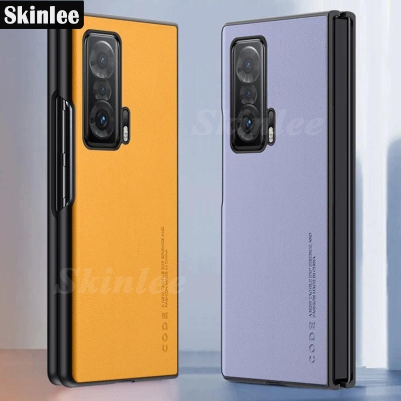 Casing Honor Magic V VS Carbon Fibre Leather Silicone Shockproof Protection Phone Cover For Honor Ma