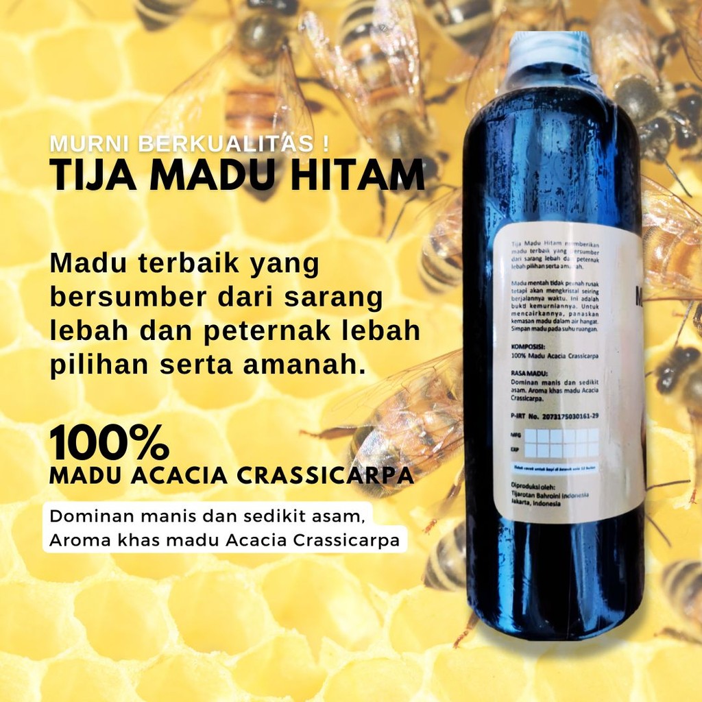 

Madu Hitam Pahit Tj Beorganik 250ml - Black Asli 100% - Amar 72