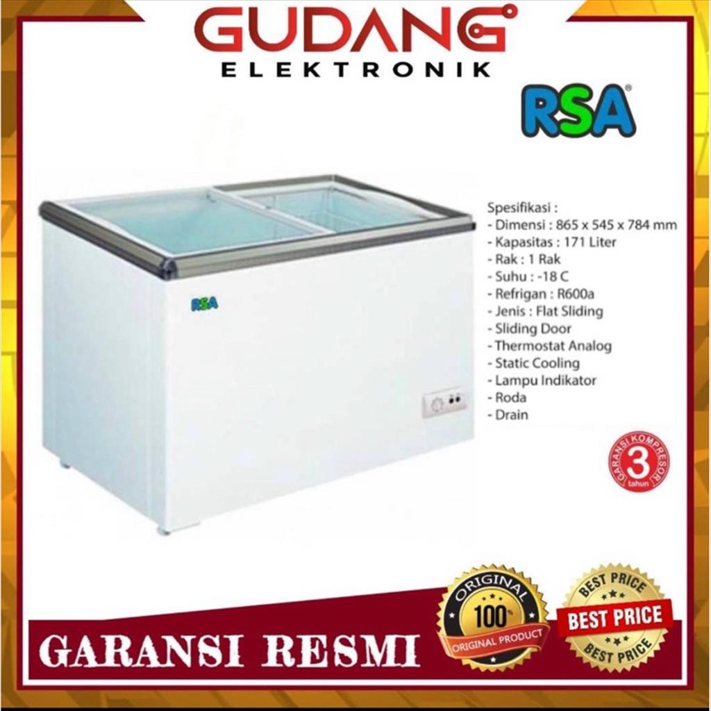 CHEST FREEZER KACA SLIDE RSA XS 200 SLIDE FREEZER KACA SLIDING