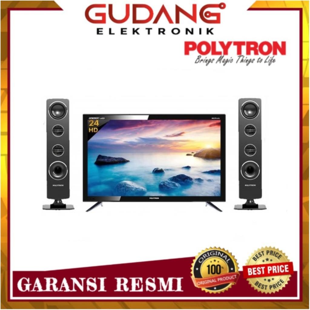 LED TV 24 INCH POLYTRON PLD-24TV1855 DIGITAL TV POLYTRON PLD 24TV1855