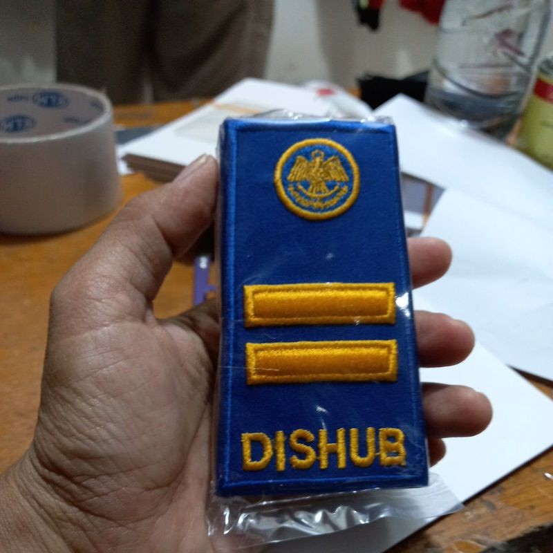 Terbaru pangkat DISHUB 3b (bordir)