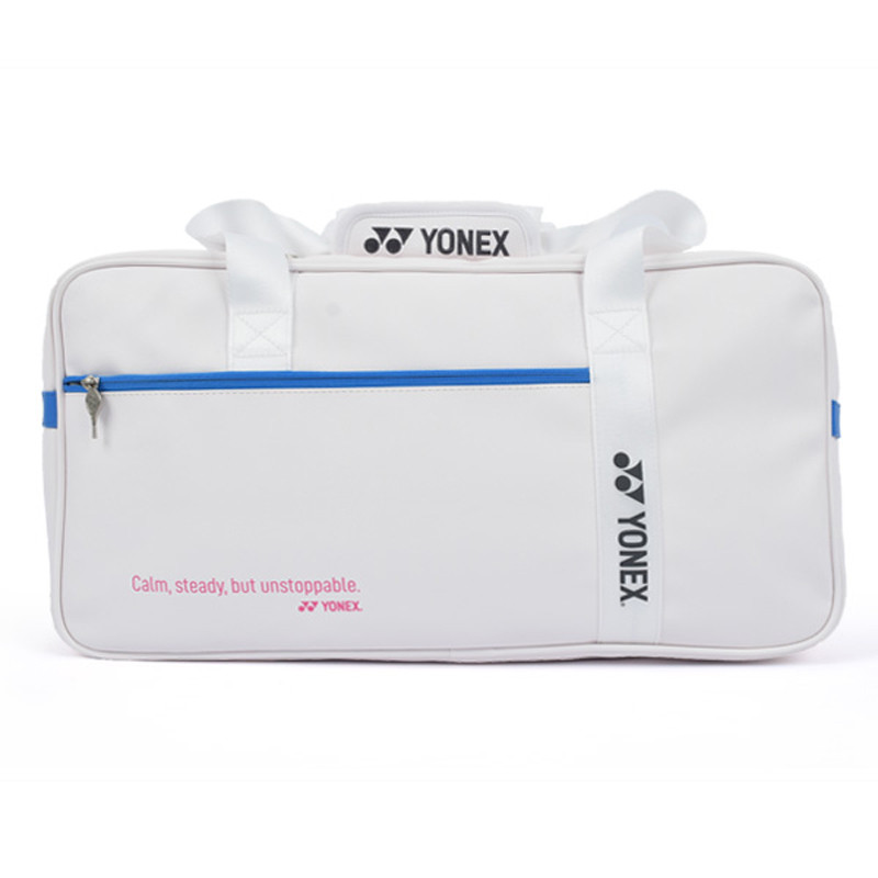 YONEX High Quality Badminton Racket Sports Bag Smooth Cowhide Champion Shoulder Bag Large Capacity C