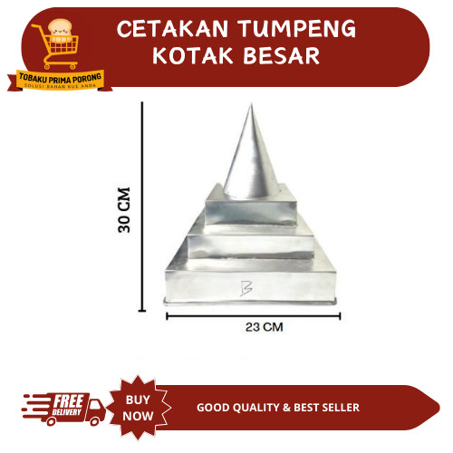 CETAKAN TUMPENG KOTAK SUSUN BESAR + BUBBLEWRAP