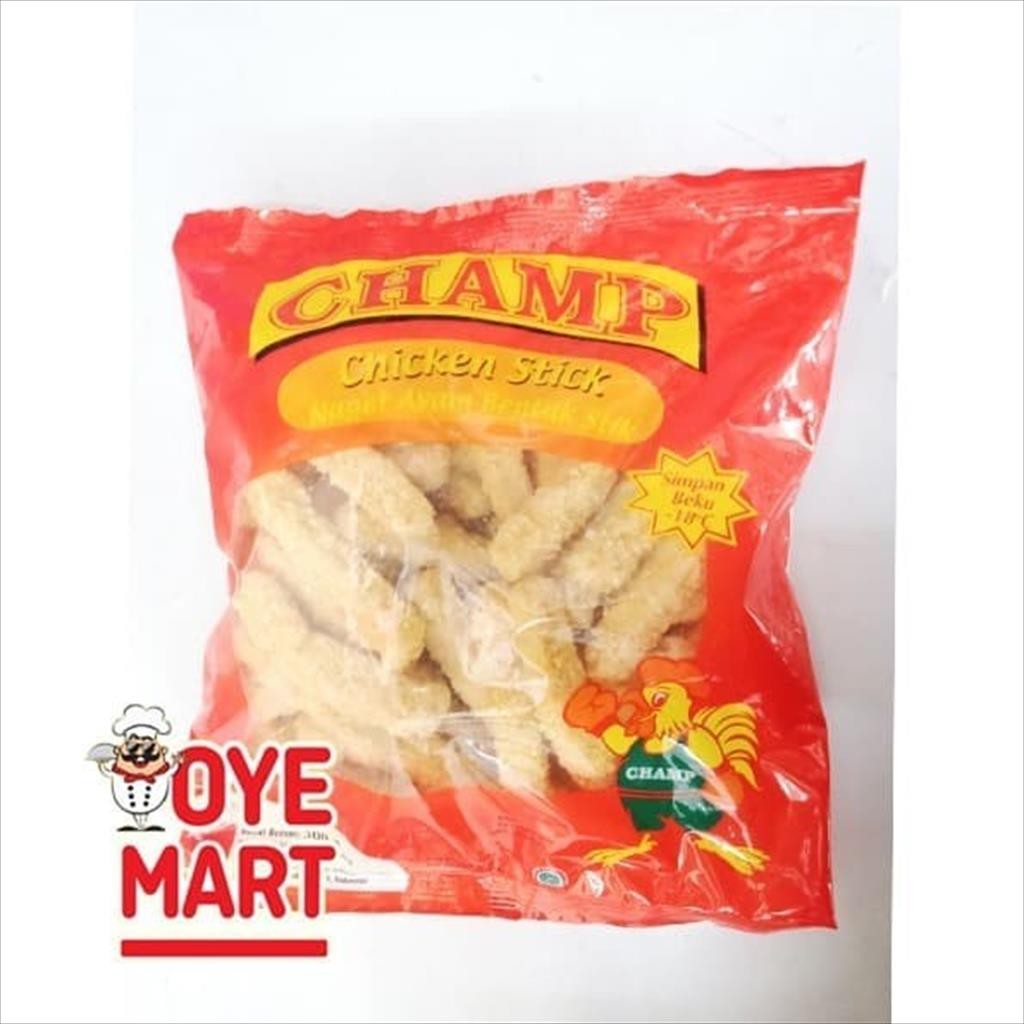 

CHAMP CHICKEN STICK 500 GR (STIK NAGET AYAM)