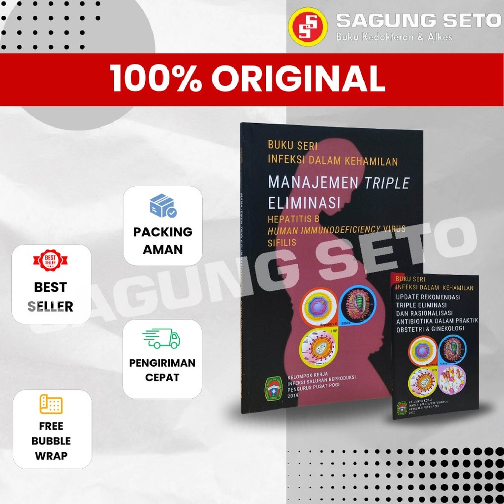 BUKU MANAJEMEN TRIPLE ELIMINASI HEPATITIS B - 1SET - MUHAMMAD ALAMSYAH POGI