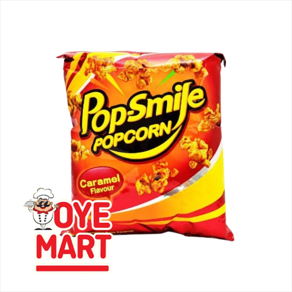 

POP SMILE POPCORN CARAMEL FLAVOUR 45GR/ RASA KARAMEL