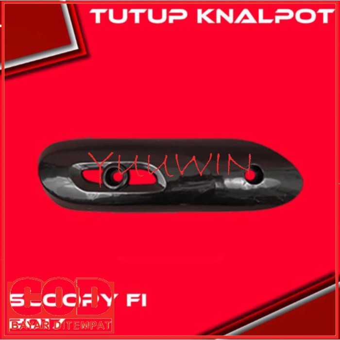 TUTUP KNALPOT SCOOPY FI 2017 - COVER KNALPOT PELINDUNG KNALPOT SCOOPY