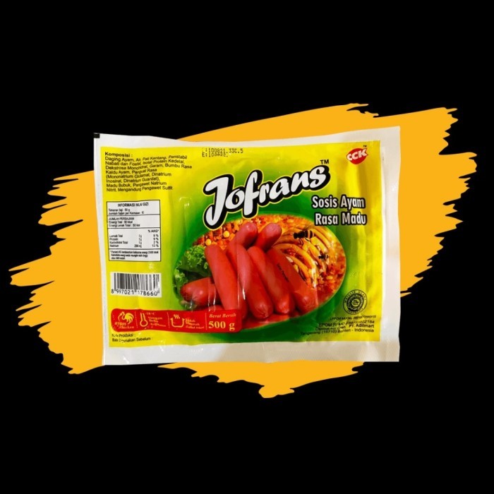 

Jofran Sosis Sapi Ayam, Nugget, Spicy Wing, Bakso Sapi/Ayam, Patties Burger Ayam/Sapi