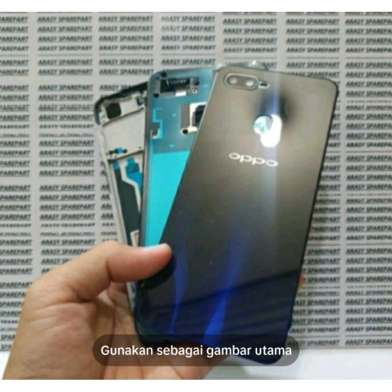 BACKDOOR BACKCOVER BACKCASING KESING HOUSING FULL SET OPPO F9 / OPPO F9 PRO FRAME + BEZEL + BACKDOOR