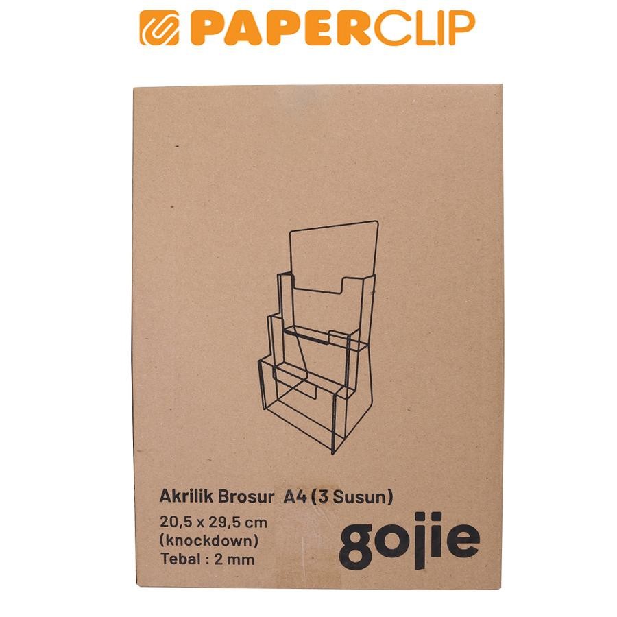 

ACRYLIC BROSUR HOLDER / AKRILIK GOJIE A4 3S