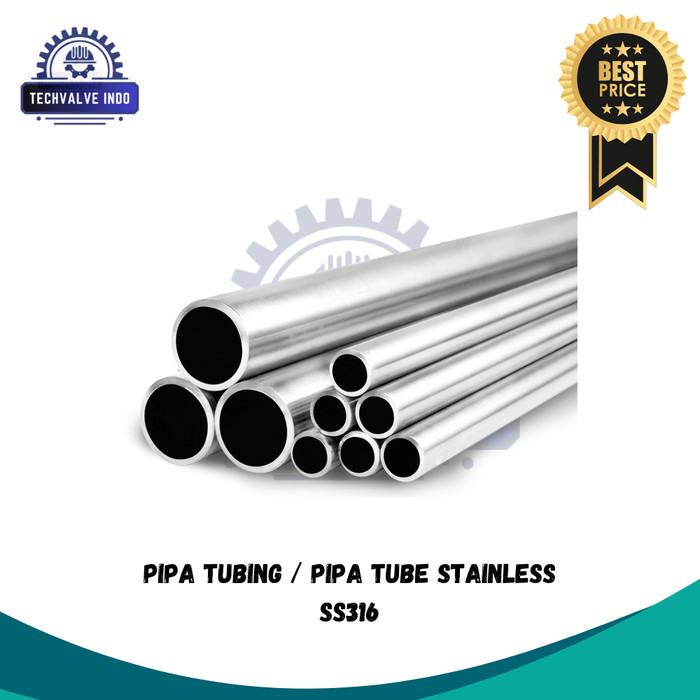 PIPA TUBING / PIPA TUBE STAINLESS SS316 16MM × ID12MM × 100CM