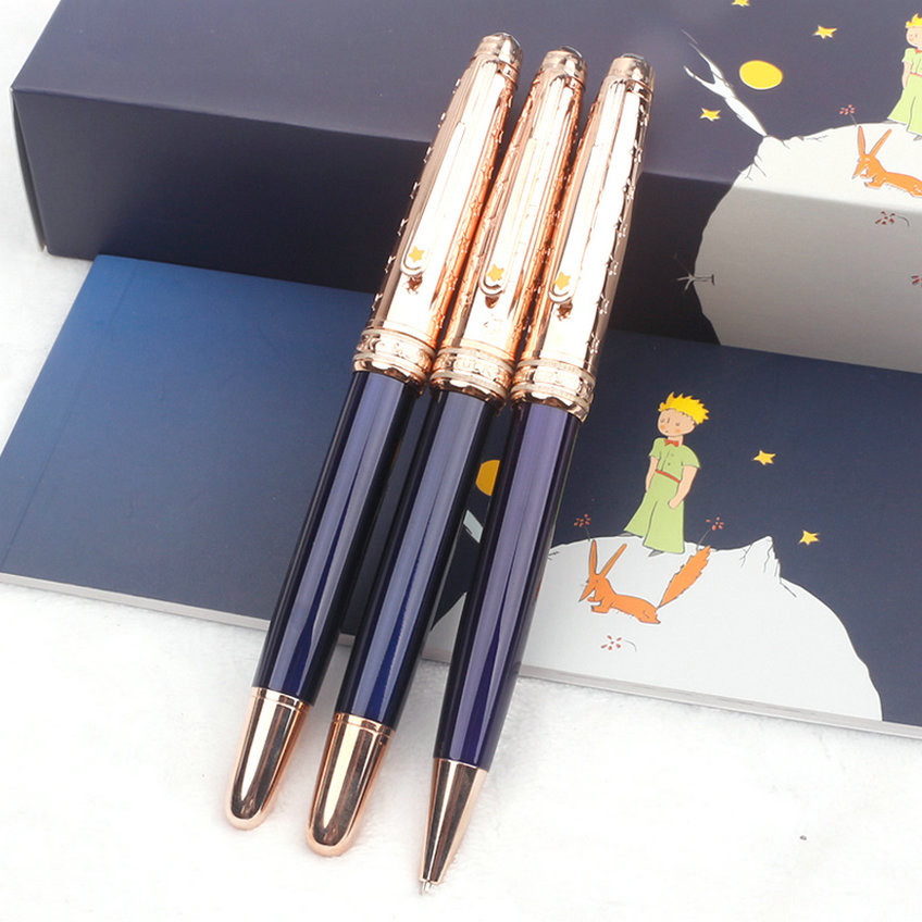 

Special Edition Little Prince Starry MB Ballpoint Rollerball Pen Office Writing Ink Fountain Pens with Serial Number Cap