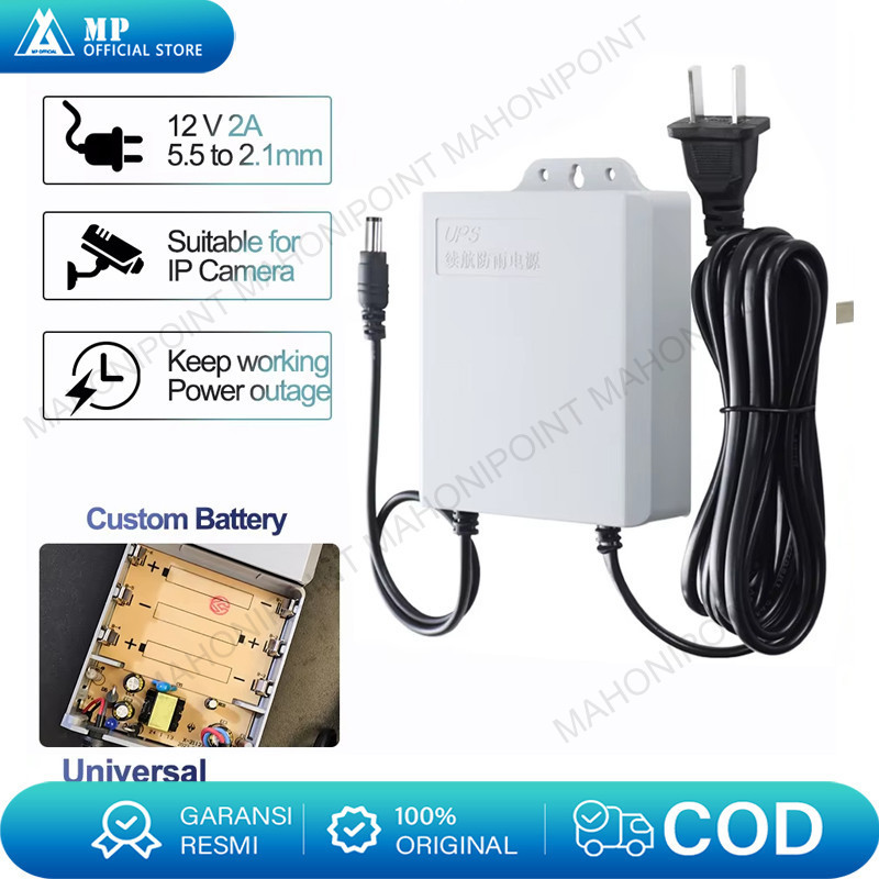 3600mah Ups Mini Dc 12v Back Up Daya Listrik Router Wifi /Modem Waterproof/Kabel Daya Khusus Kamera 