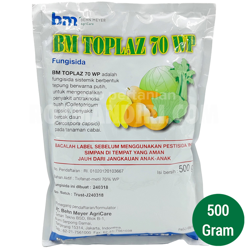 Fungisida BM Toplaz 70WP @500 gram