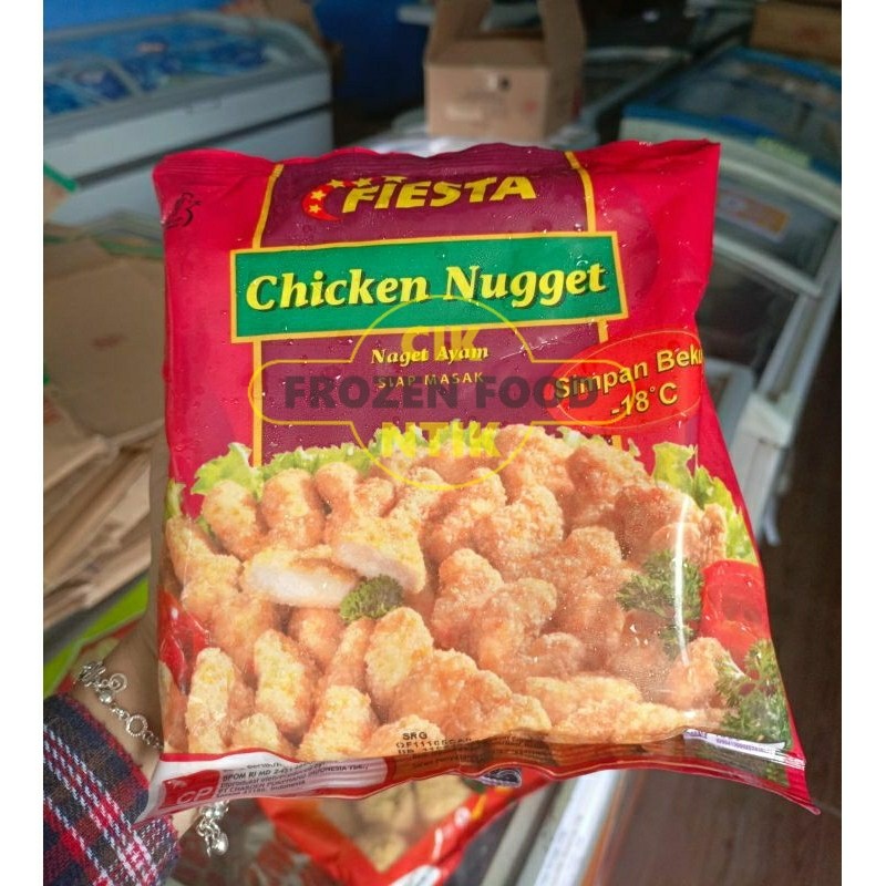 

Fiesta Chicken Nugget 250 gr Frozen food cik ntik Jambi cemilan jajanan seblak korea jepang