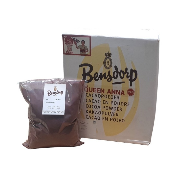 

Coklat bubuk dark chocolate cocoa powder premium kiloan Bensdrop Bensdorp 500 gram 500gram - Extra Dark 500G
