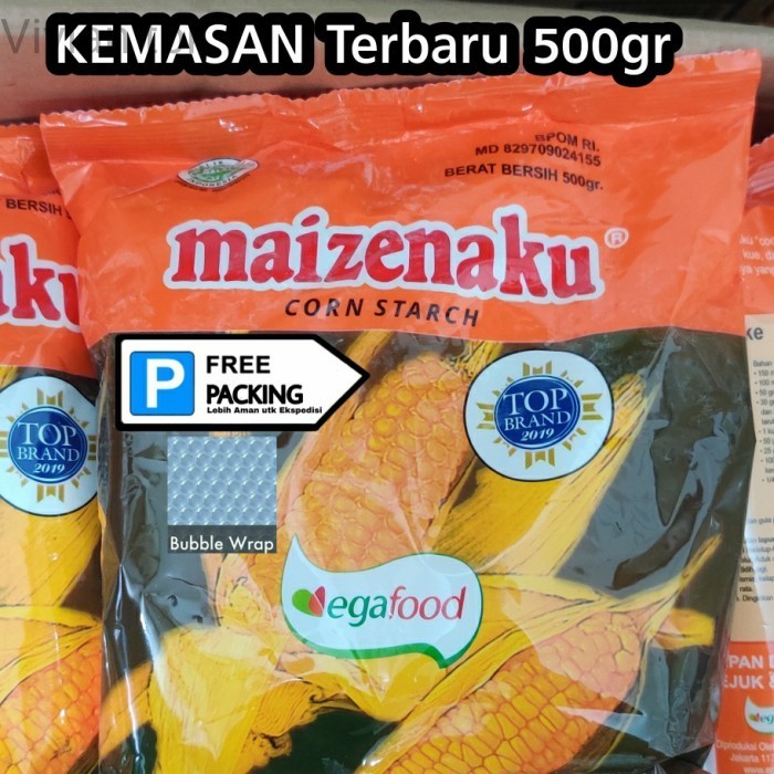 

vv Maizenaku 500 gr Tepung Maizena kemasan Ori