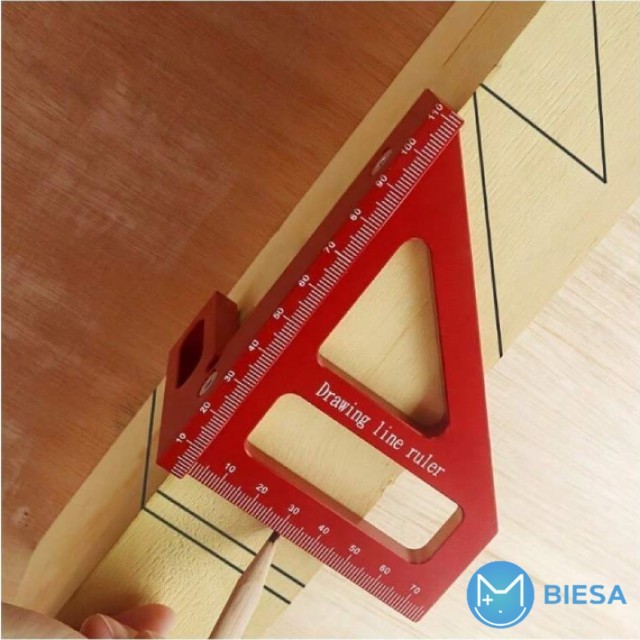 

Penggaris Siku Segitiga Multi-Angle Woodworking Ruler - Berkualitas, Awet, dan Kuat untuk Pengukuran Presisi