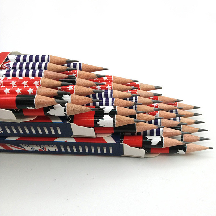 

Pensil Kotak Gaya Korea Pena Mewarnai Bendera Pelajar Tidak Beracun Perlindungan Lingkungan Alat Tulis Siswa 2B Grosir