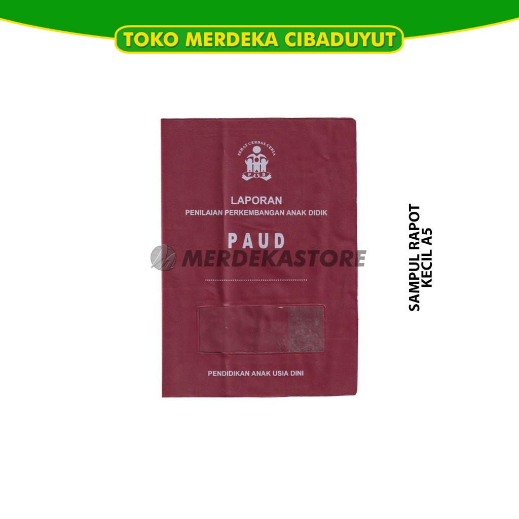 

Sampul Rapot Kecil PAUD | Laporan Penilaian Perkembangan Anak Didik | Cover Merah | 21,5 x 16,5 cm