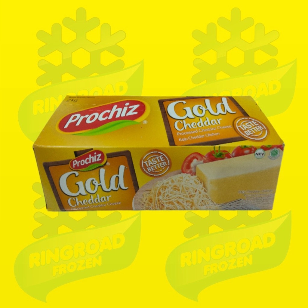 

PROCHIZ GOLD CHEDDAR 2 KG - KEJU BLOK CHEDDAR