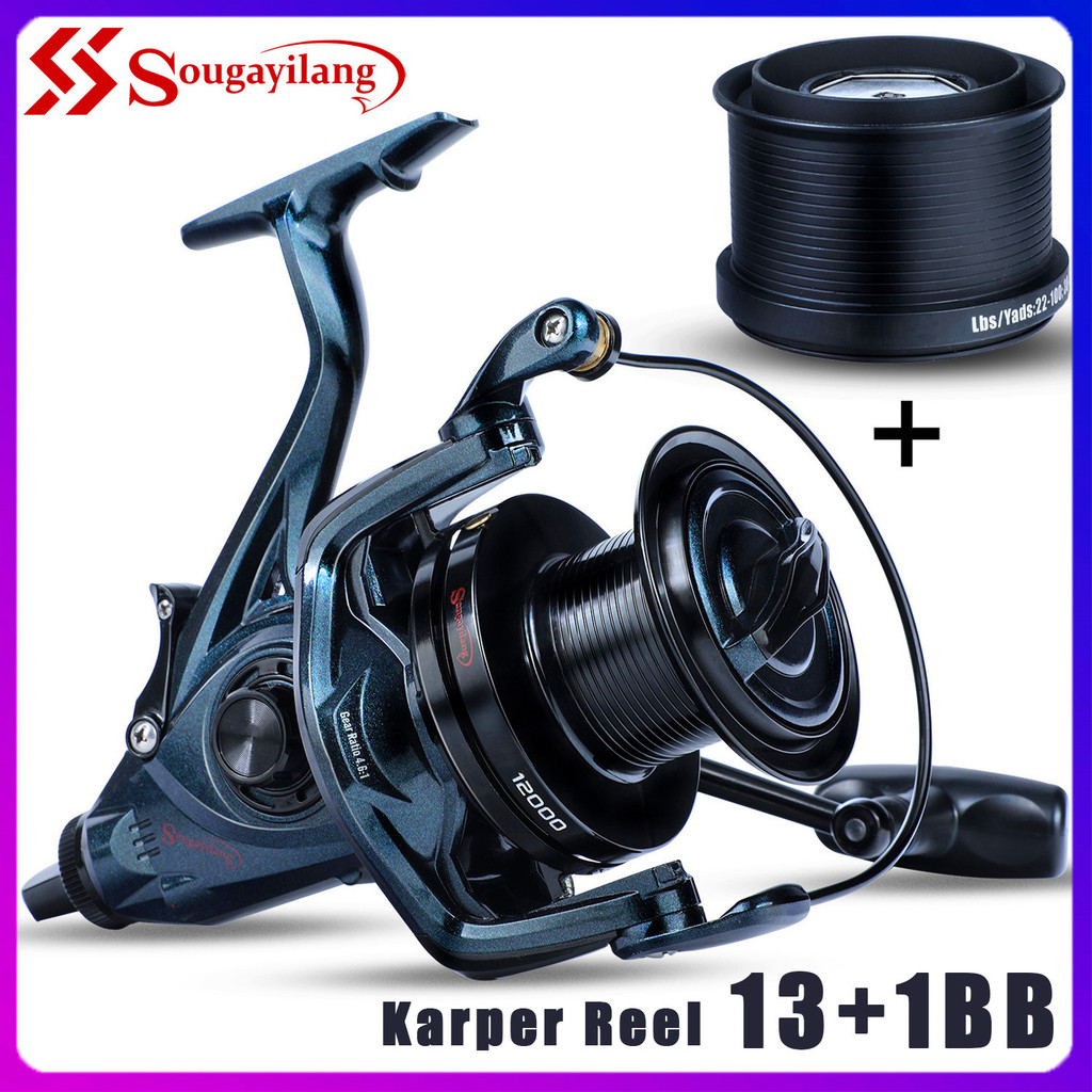 promo special 10.10 Sougayilang Reel Pancing 9000 10000 12000 Seri 13 + 1BB Karper /Laut Reel Pancin