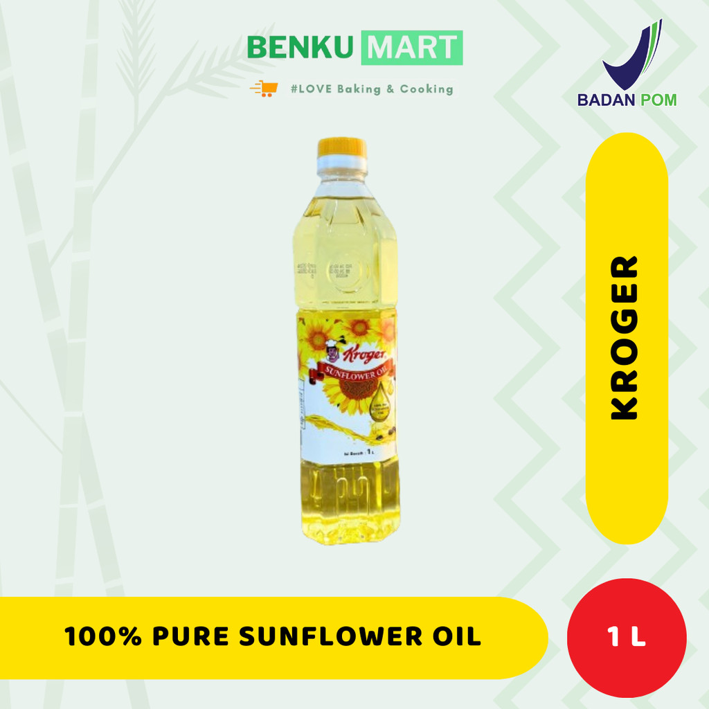 

Kroger Sunflower Oil 1L / Minyak Biji Bunga Matahari 1 Liter