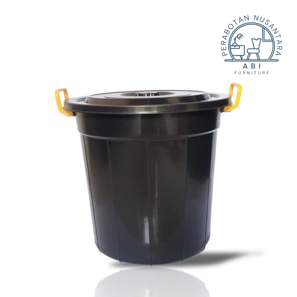 TERLARIS  Ember Air Plastik + Tutup 30 Liter Warna HITAM  / Ember Air Plastik Besar Jumbo