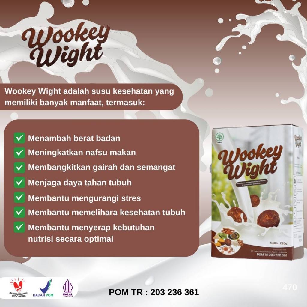

Wookey Weight - Susu Penambah Berat Badan 220gr Paket Nutrisi Wookey Weight - Susu Penambah Berat Badan Paket 3pcs Paket Sehat Original