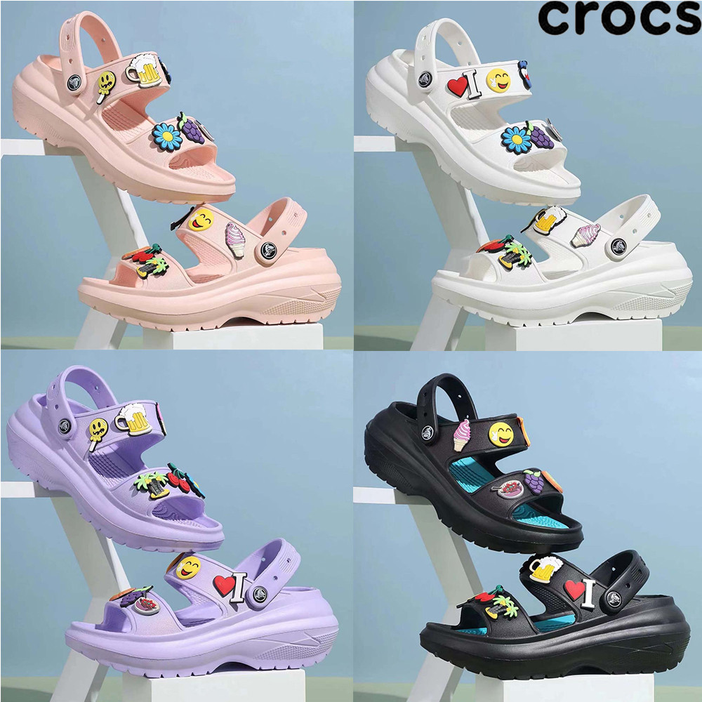 Crocs Sandal Wanita/ Classic By Crocs/ Free Jibbits Pantai nyaman