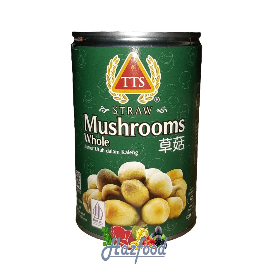 

Tts Straw Mushroom Whole | Jamur Utuh Dalam Kaleng 425 Gram