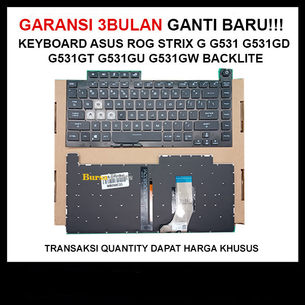 Keyboard Asus ROG Strix G531 G531GT G531GV backlite .
