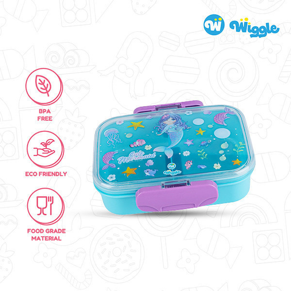 Tempat Makan Anak / Lunch Box Wiggle Little Mermaid Sealware 750 ML