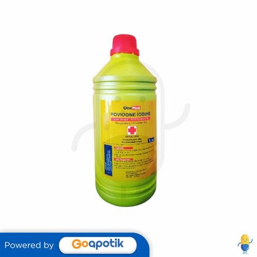 One Med Povidone Iodine Botol 1000 Ml
