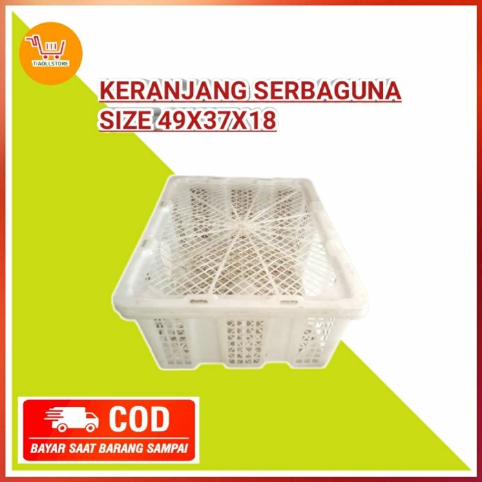 ✨NEW✨ -[TERMURAH] Keranjang Plastik Besar Bekas Packing Buah Kelengkeng+Tutup