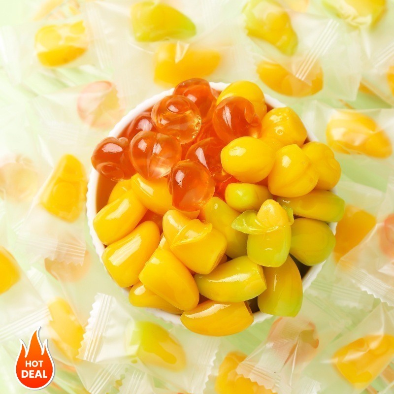 

[Kutek peel off halal]HALAL Permen Lunak Aneka Buah Viral Lianggui Peeled Fudge 108g Permen Lunak Rasa Jeruk Strawbery Mangga Camilan santai