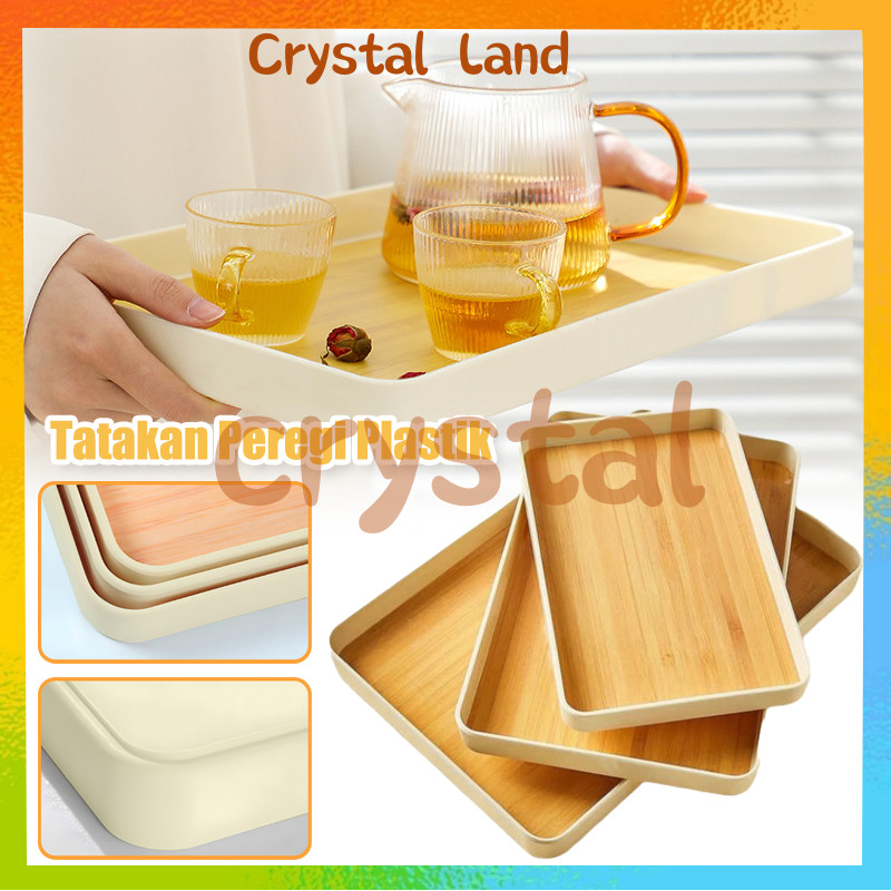 Nampan Kayu / Baki Kayu / Nampan Aesthetic Kayu