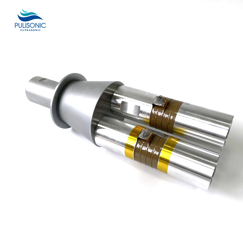 Pzt8 Piezoelectric Ultrasonic Sensor With Booster 3200w High Power Used On Non-woven Bag Welding Mac
