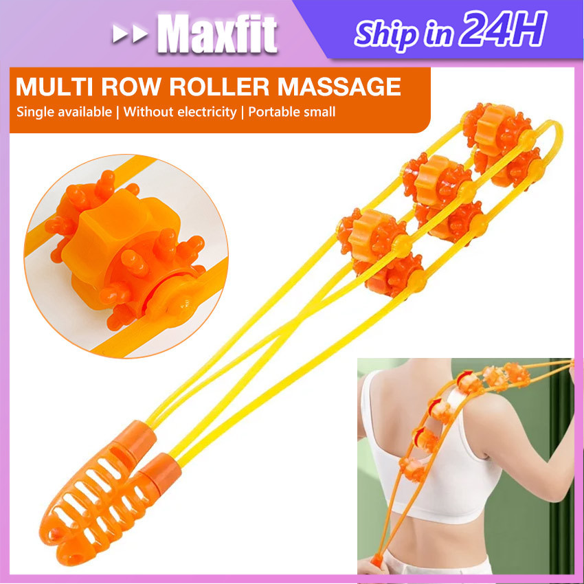 Alat Pijat Roller / Alat Pijat Tubuh Leher Punggung Terapi Badan Pijat Rol Pinggang Refleksi Nyeri S