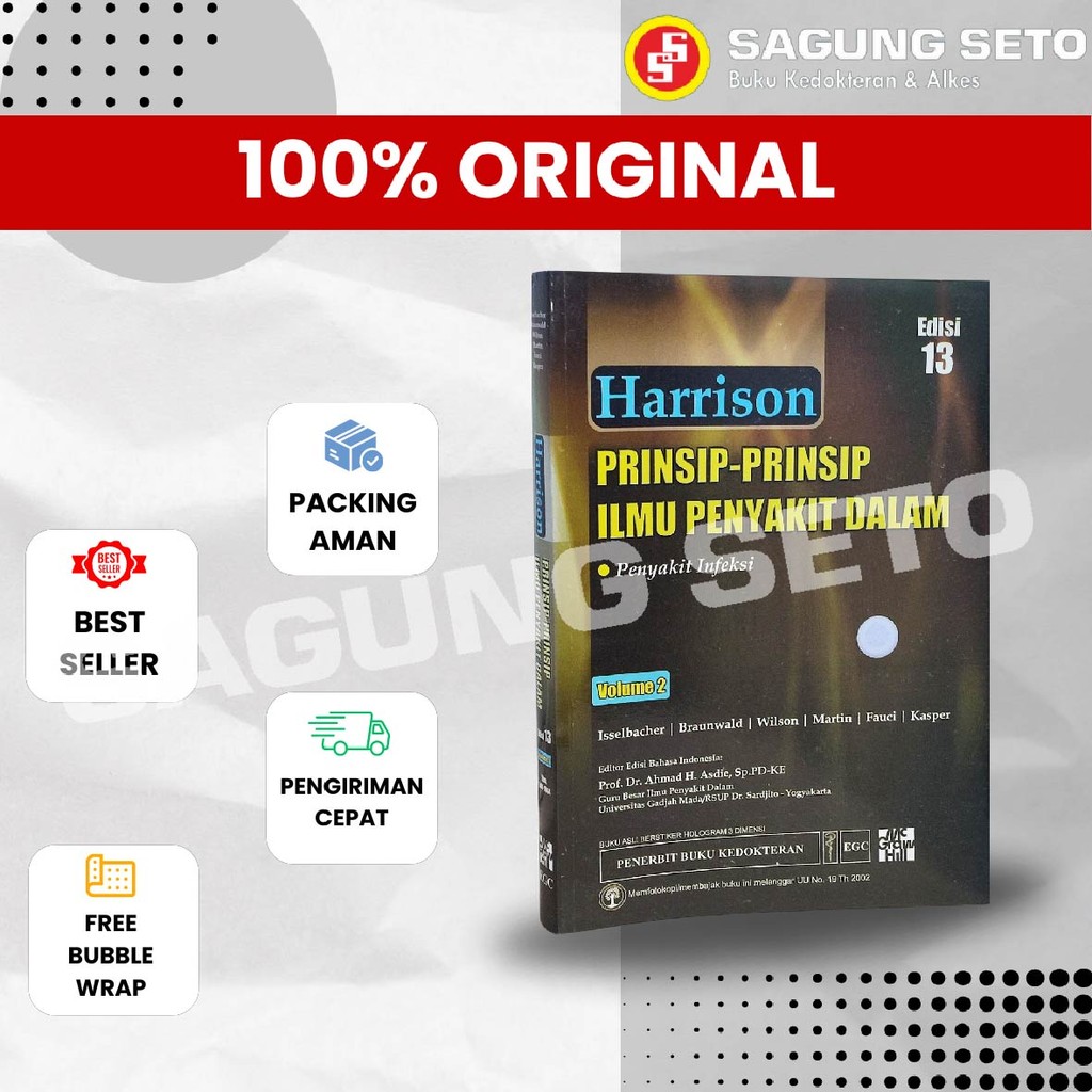 BUKU HARRISON PRINSIP-PRINSIP ILMU PENYAKIT DALAM VOL.2 ED13/HARISON