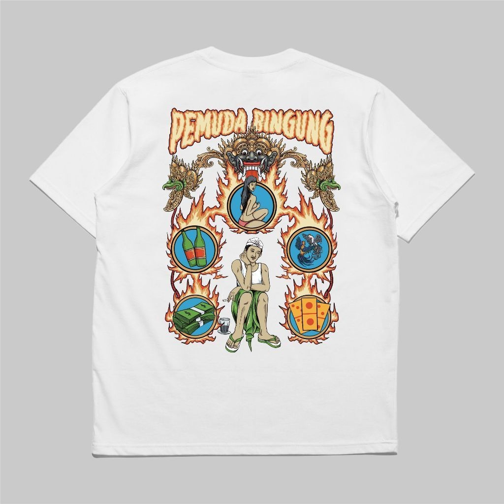 Kaos Pria Distro,PEMUDA BINGUNG | BALIARTWEAR | BAJU KATA KATA BALI | OLEH OLEH BALI | Baju Kaos Pre