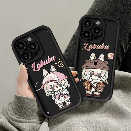 Casing Pasangan Lembut POPMART Labubu Lucu Untuk For OPPO A98 A1 A15 A15S A35  A1Pro A36 A96 A76 A72