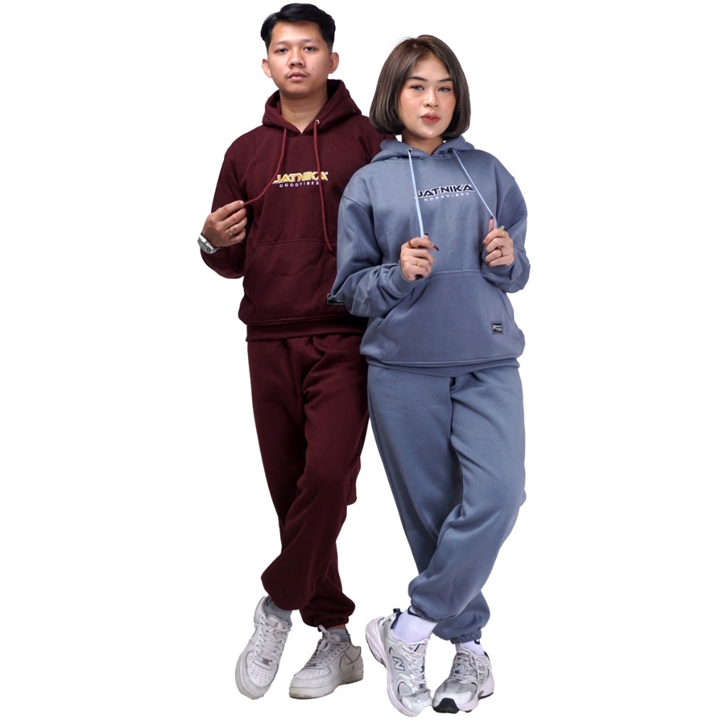 JATNIKA SATU STEL ONE SET SWEATER HOODIE JUMPER PULLOVER DAN TRAINING PRIA DAN WANITA UNISEX