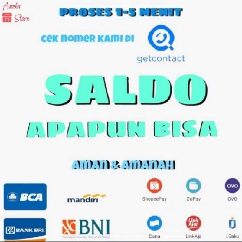 

sticker top up saldo