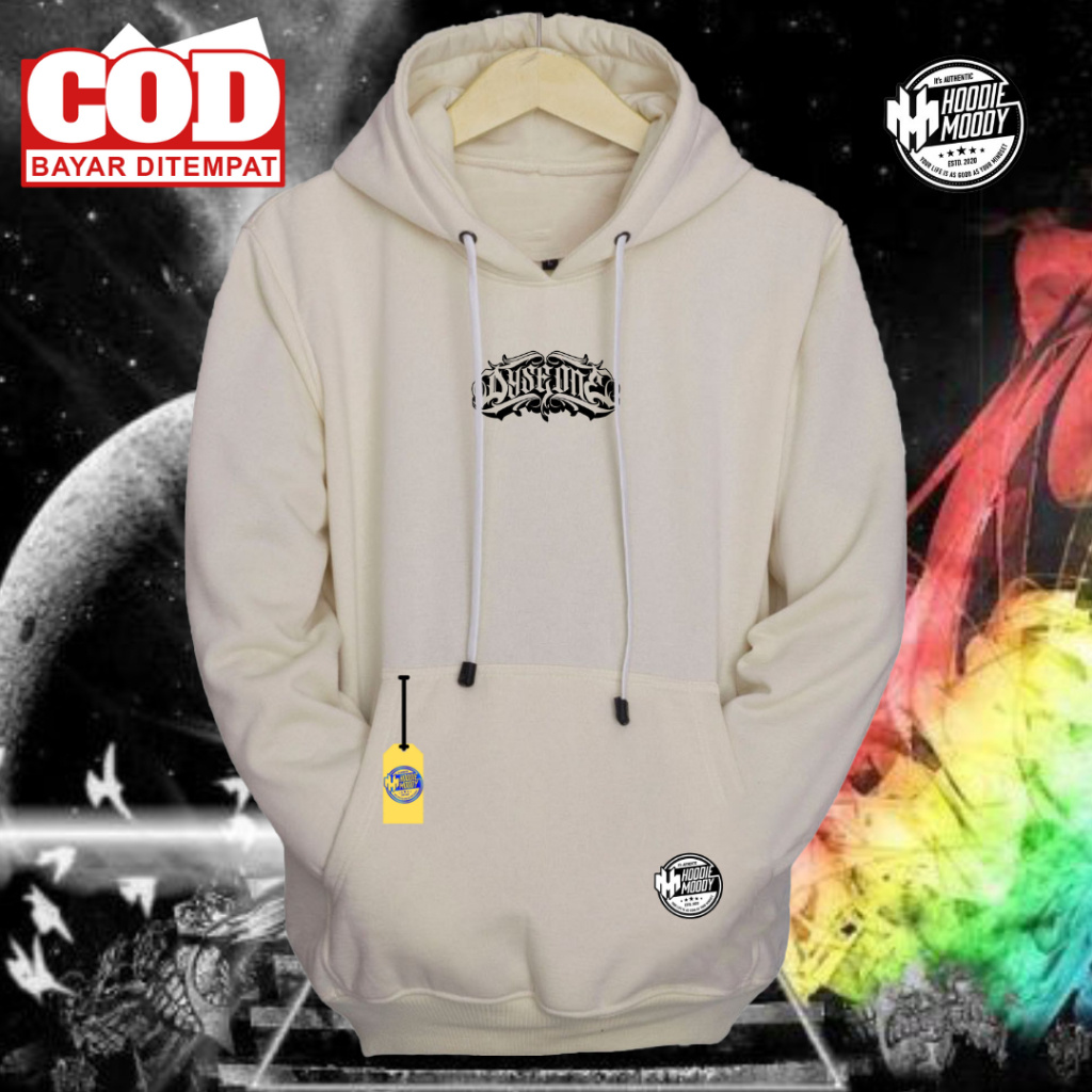 sweater pria distro CREAM list DYSEONE hoodie pria wanita aesthetic trend korean style suiter
